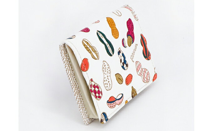 【ふるさと納税】【文庫屋大関】箱まち小銭入れ　ピーナッツ【皮革工芸品】 ファッション小物 財布 民芸品 　お届け：発送可能時期より順次配送 サムネイル3