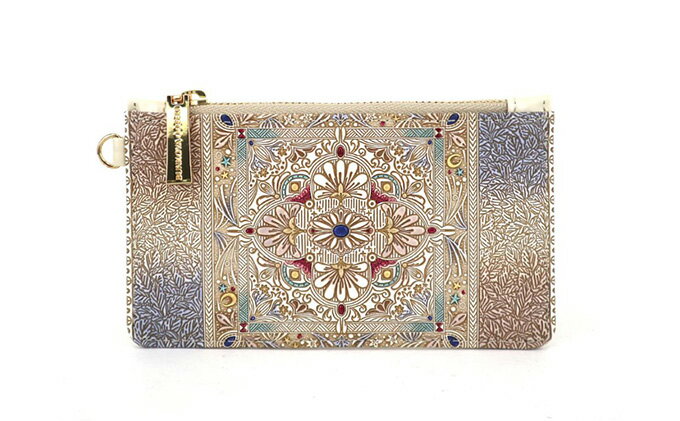 【ふるさと納税】【文庫屋大関】すっきりカードケース　夢幻のタピ【皮革工芸品】 ファッション小物 雑貨 フラグメントケース 小銭入れ付き 収納 スマート 日本製 　お届け：発送可能時期より順次配送 サムネイル2