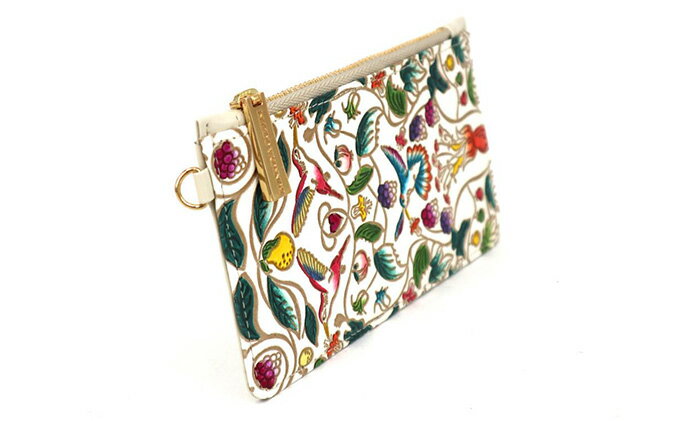 【ふるさと納税】【文庫屋大関】すっきりカードケース　ハチドリの憂鬱【皮革工芸品】 ファッション小物 雑貨 フラグメントケース 小銭入れ付き 収納 スマート 日本製 鳥 動物 　お届け：発送可能時期より順次配送 サムネイル3