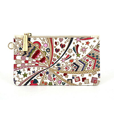 【文庫屋大関】すっきりカードケース　グロッシーハート【皮革工芸品】 ファッション小物 雑貨 フラグメントケース 小銭入れ付き 収納 スマート 日本製 　お届け：発送可能時期より順次配送