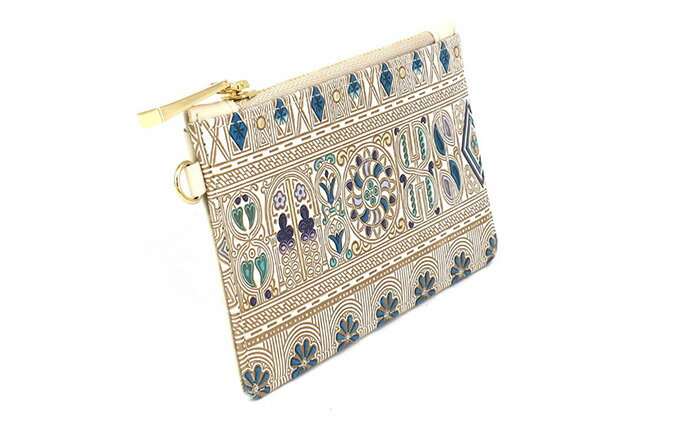 【ふるさと納税】【文庫屋大関】すっきりカードケース　アポロン＜ブルー＞【皮革工芸品】 ファッション小物 雑貨 フラグメントケース 小銭入れ付き 収納 スマート 日本製 青 　お届け：発送可能時期より順次配送 サムネイル3