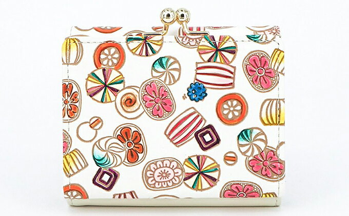 【ふるさと納税】財布 三つ折り ミニ財布 飴 文庫屋大関 三つ折り財布 三つ折りミニ財布 手のひらサイズ 小さい財布 小さめ財布 小さい レディース 本革 牛革 革 コンパクト カード 収納 工芸品 雑貨 和風 和柄 日本製 東京　お届け：発送可能時期より順次配送 サムネイル3