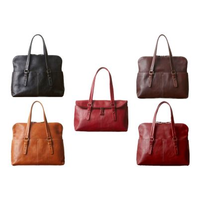 牛革タンニン鞣し　2wayトートバッグ【AZ-024】 ファッション かばん デザイン 機能性 ポケット 国産 使いやすい 好評 軽い上質