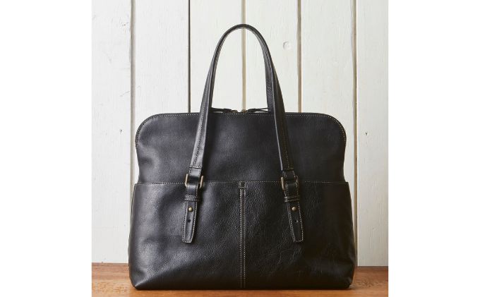 【ふるさと納税】牛革タンニン鞣し　2wayトートバッグ【AZ-024】 ファッション かばん デザイン 機能性 ポケット 国産 使いやすい 好評 軽い上質 サムネイル3