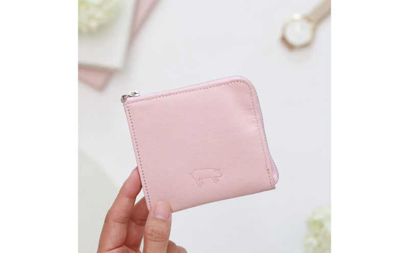 【ふるさと納税】墨田区産ピッグレザーミニウォレット ファッション 小物 財布 収納力 コンパクト L字 ファスナー 小銭入れ シンプル 紙幣 カード 収納 取り出し 簡単 サムネイル3
