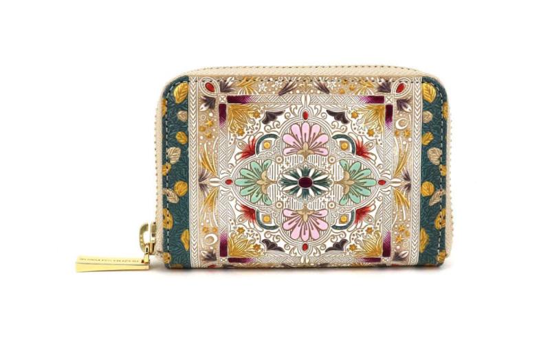 【ふるさと納税】【文庫屋大関】ファスナー 小銭入れ 黄金のタピ【皮革工芸品】 財布 牛革 コンパクト 東京　お届け：発送可能時期より順次配送 サムネイル2