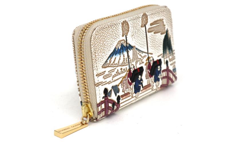 【ふるさと納税】【文庫屋大関】ファスナー 小銭入れ 日本橋【皮革工芸品】財布 牛革 コンパクト 東京　お届け：発送可能時期より順次配送 サムネイル3