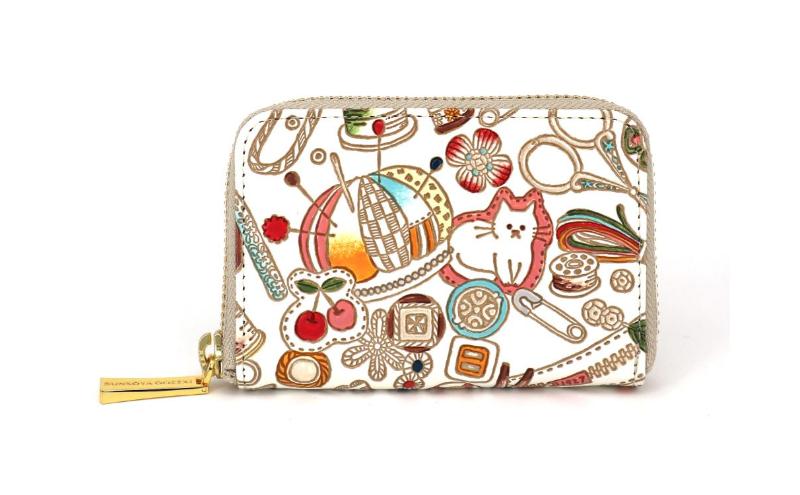 【ふるさと納税】【文庫屋大関】ファスナー 小銭入れ ソーイング【皮革工芸品】財布 牛革 コンパクト 東京　お届け：発送可能時期より順次配送 サムネイル2