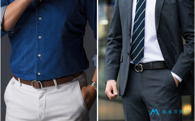 【ふるさと納税】【二宮五郎商店】藤巻百貨店別注「あな」がないベルト アジログレイン（R）【ブラック】 ベルト 穴なし フリーサイズ メンズ ギフト 墨田区 東京 サムネイル3