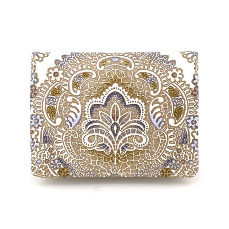 【文庫屋大関】箱まち小銭入れ アンティークレース〈ビオラ〉【皮革工芸品】 革製品 工芸品 民芸品 牛革 財布 小銭入れ 小物入れ お祝い ギフト プレゼント 墨田区 東京都　お届け：発送可能時期より順次配送