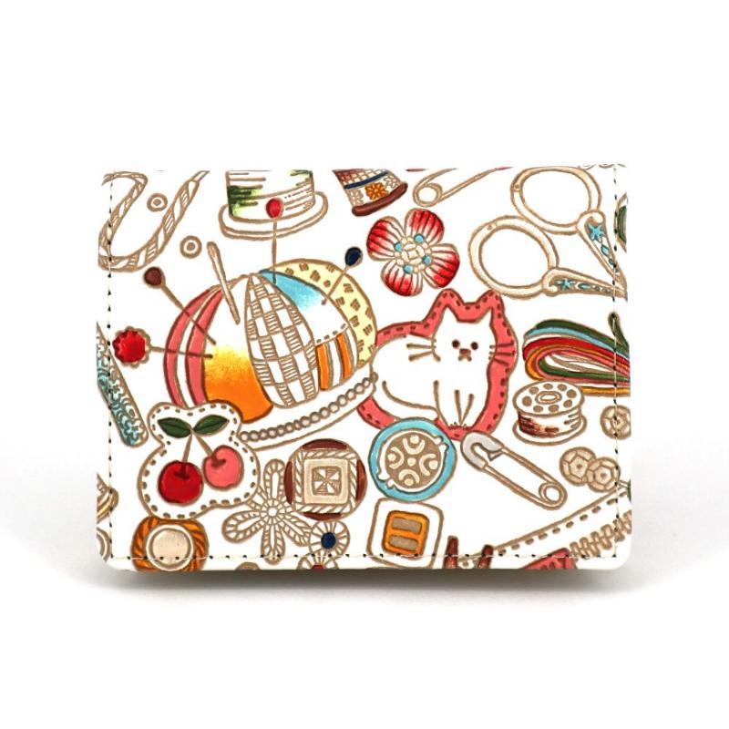 【文庫屋大関】箱まち小銭入れ ソーイング【皮革工芸品】 革製品 工芸品 民芸品 牛革 財布 小銭入れ 小物入れ お祝い ギフト プレゼント 墨田区 東京都　お届け：発送可能時期より順次配送