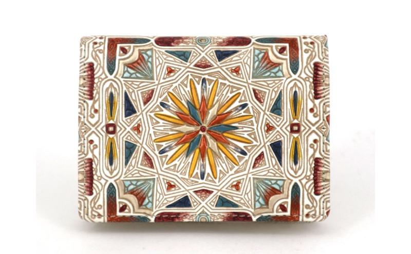 【ふるさと納税】【文庫屋大関】箱まち小銭入れ カロー〈ブロンズ〉【皮革工芸品】 革製品 工芸品 民芸品 牛革 財布 小銭入れ 小物入れ お祝い ギフト プレゼント 墨田区 東京都　お届け：発送可能時期より順次配送 サムネイル2