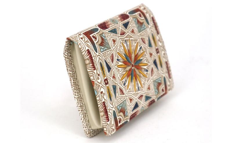 【ふるさと納税】【文庫屋大関】箱まち小銭入れ カロー〈ブロンズ〉【皮革工芸品】 革製品 工芸品 民芸品 牛革 財布 小銭入れ 小物入れ お祝い ギフト プレゼント 墨田区 東京都　お届け：発送可能時期より順次配送 サムネイル3