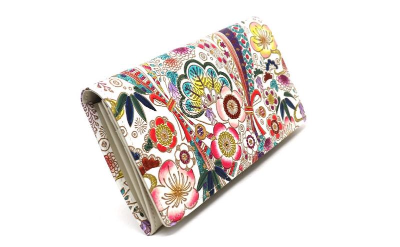 【ふるさと納税】【文庫屋大関】束入れ 華熨斗【皮革工芸品】 財布 お札 お札入れ 長財布 カード 小銭 牛革 手作り 日本製 墨田区 東京都 サムネイル3