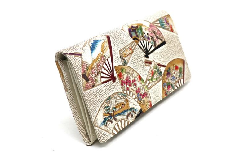 【ふるさと納税】【文庫屋大関】束入れ 四季扇面【皮革工芸品】 財布 お札 お札入れ 長財布 カード 小銭 牛革 手作り 日本製 墨田区 東京都 サムネイル3