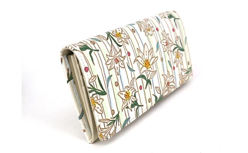 【ふるさと納税】【文庫屋大関】束入れ ホワイトリリー【皮革工芸品】 財布 お札 お札入れ 長財布 カード 小銭 牛革 手作り 日本製 墨田区 東京都 サムネイル3