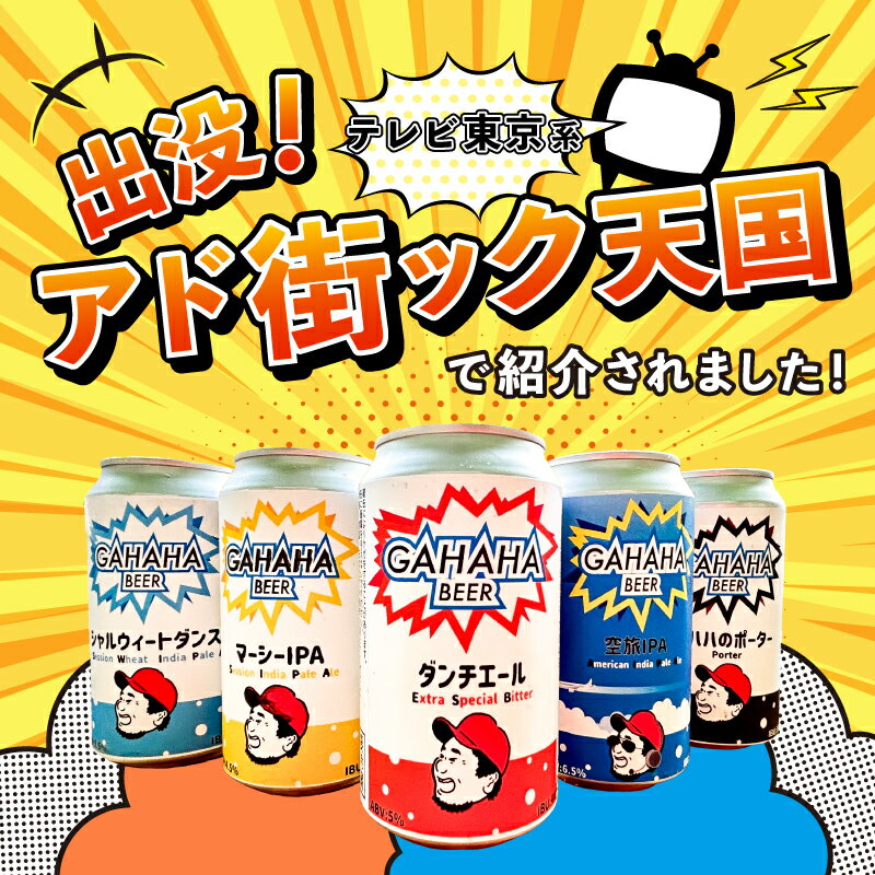 【ふるさと納税】ガハハビールmix6本セット（ダンチエール、マーシーIPA、シャルウィートダンス、ガハハのポーター、空旅IPA、季節の一本） クラフトビール 地ビール 飲み比べ セット お試し ギフト 贈答用 プレゼント 父の日 お中元 お歳暮 サムネイル2