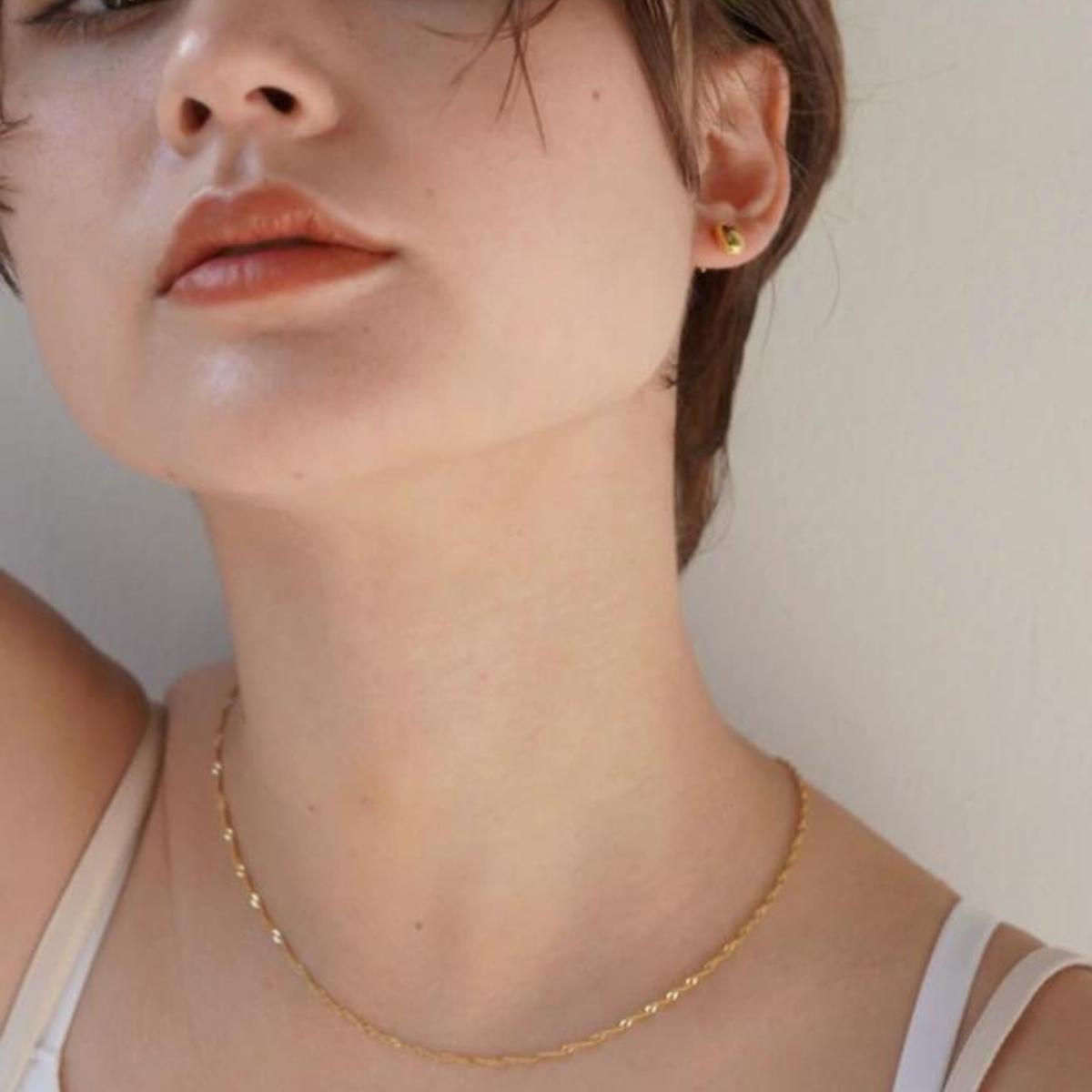 [Cherieオリジナルネックレス]sparkle chain necklace