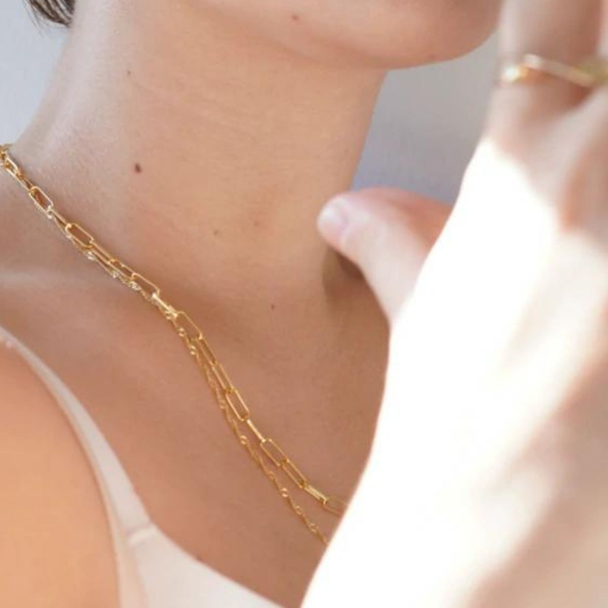 [Cherieオリジナルネックレス]twins sparkle necklace