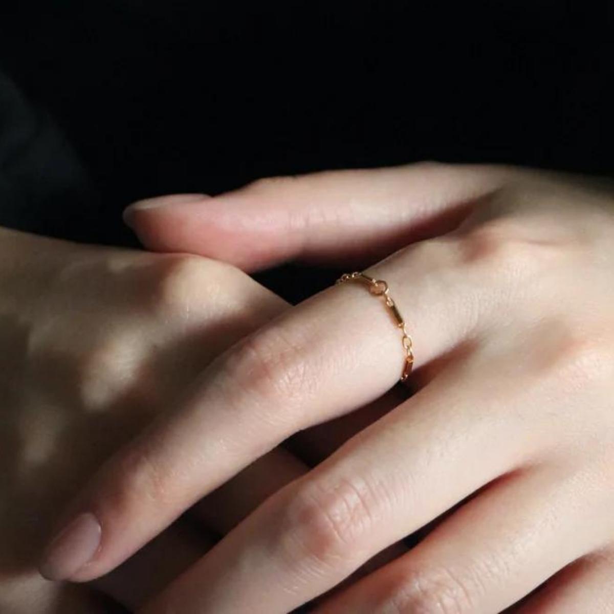 【ふるさと納税】[Cherieオリジナルリング]plano ring / 14kgf サムネイル3