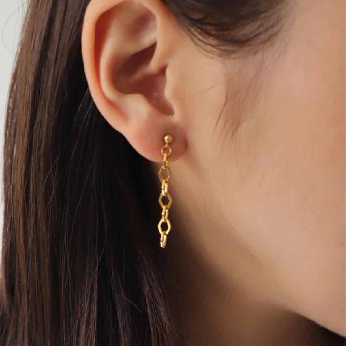 【ふるさと納税】[Cherieオリジナルピアス]rhombe pirece サムネイル3