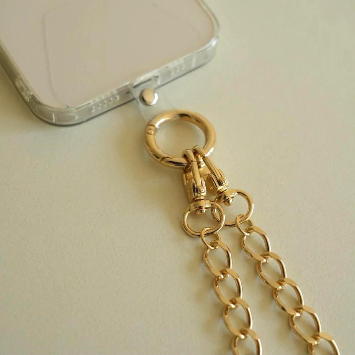 【ふるさと納税】[Cherieオリジナルスマートフォンショルダー] smartphone shoulder - maro - / gold サムネイル2