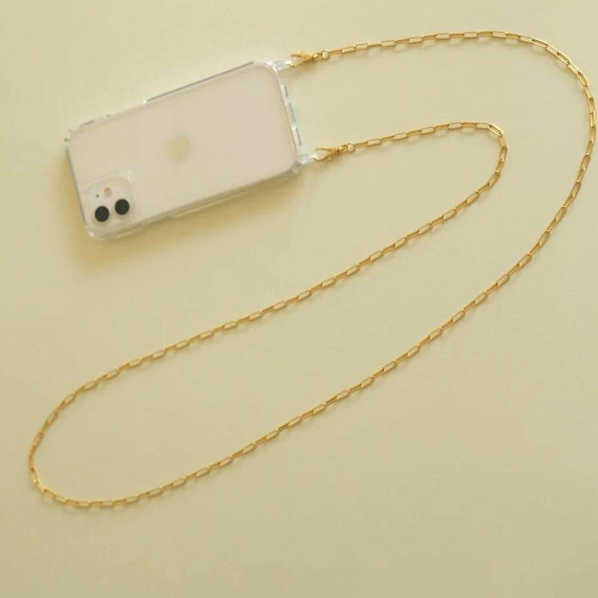 [Cherieオリジナルスマートフォンショルダー] smartphone shoulder - shine - / gold