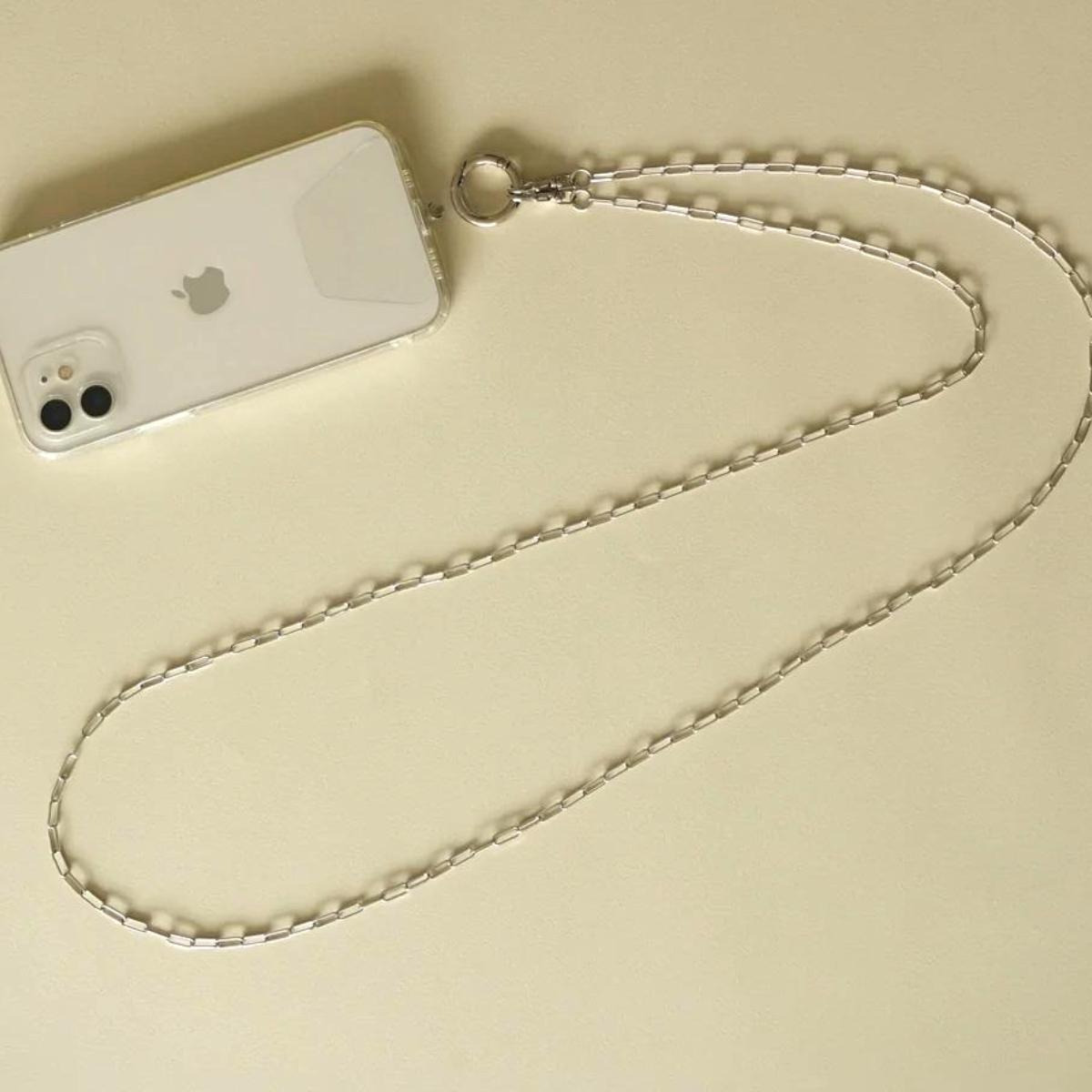 【ふるさと納税】[Cherieオリジナルスマートフォンショルダー] smartphone shoulder - shine - / silver サムネイル3