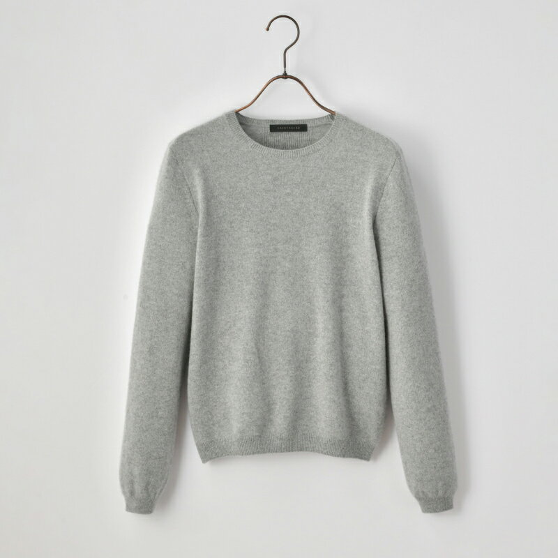 【ふるさと納税】 【サイズとカラーが選べる】ベビーカシミヤ クルーネックセーター レディース 東京都 渋谷区 カシミヤ 天然素材 セーター 服 国産 国内製造 ベビーカシミヤ 送料無料 サムネイル2