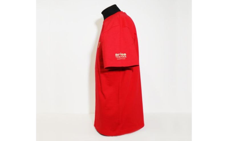 【ふるさと納税】エリース豊島 2025 ロゴプリントTシャツ・レッド Tシャツ スポーツ サッカー クラブチーム 豊島区 東京都 サムネイル3