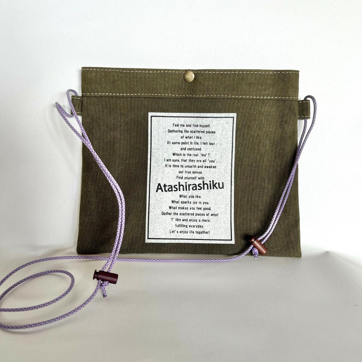 【ふるさと納税】帆布サコッシュMサイズ　全2色【022-003】 サムネイル2