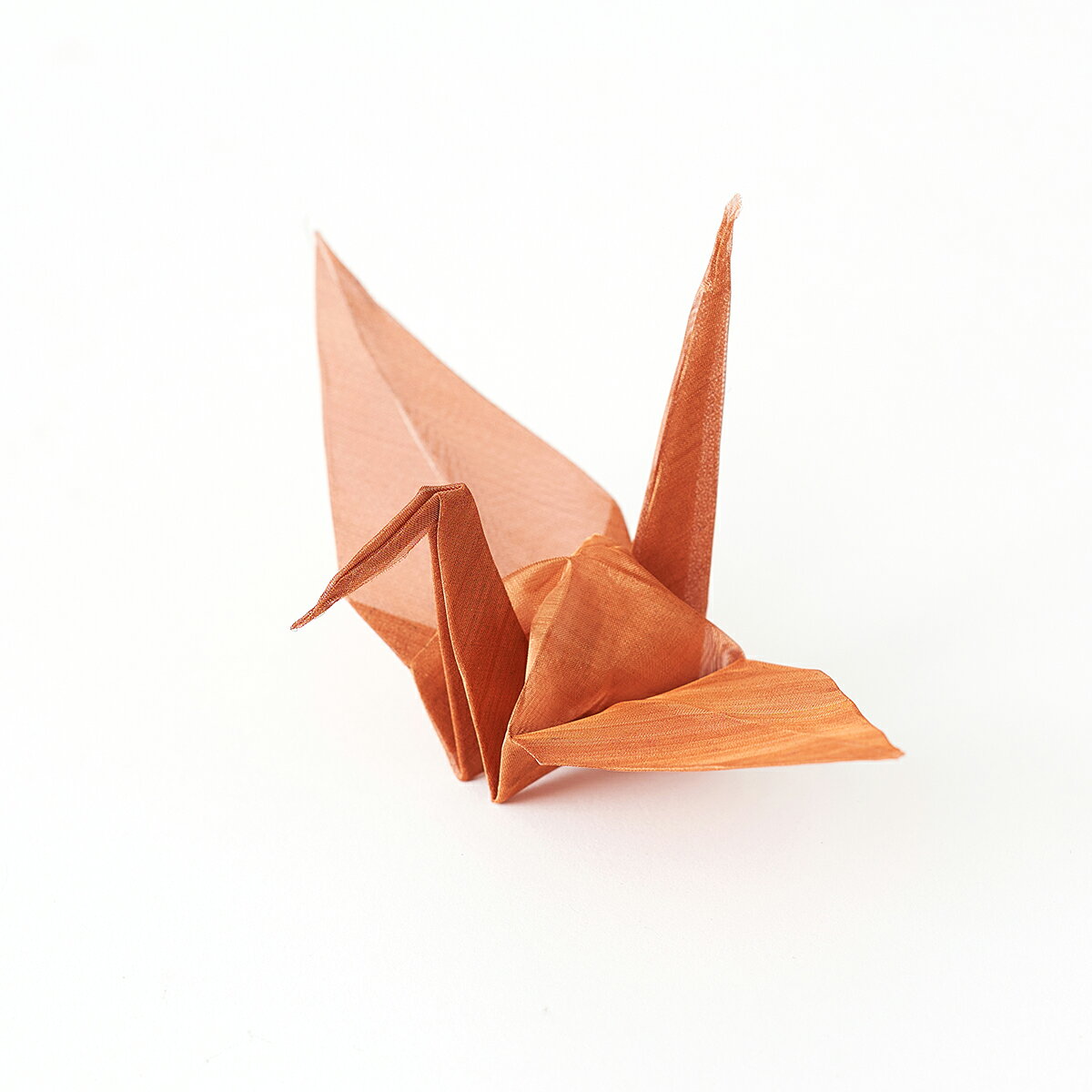 【ふるさと納税】おりあみ鶴ピアス 純銅・金網折り紙 おりあみ 純銅 15cm角【010-015】 サムネイル2