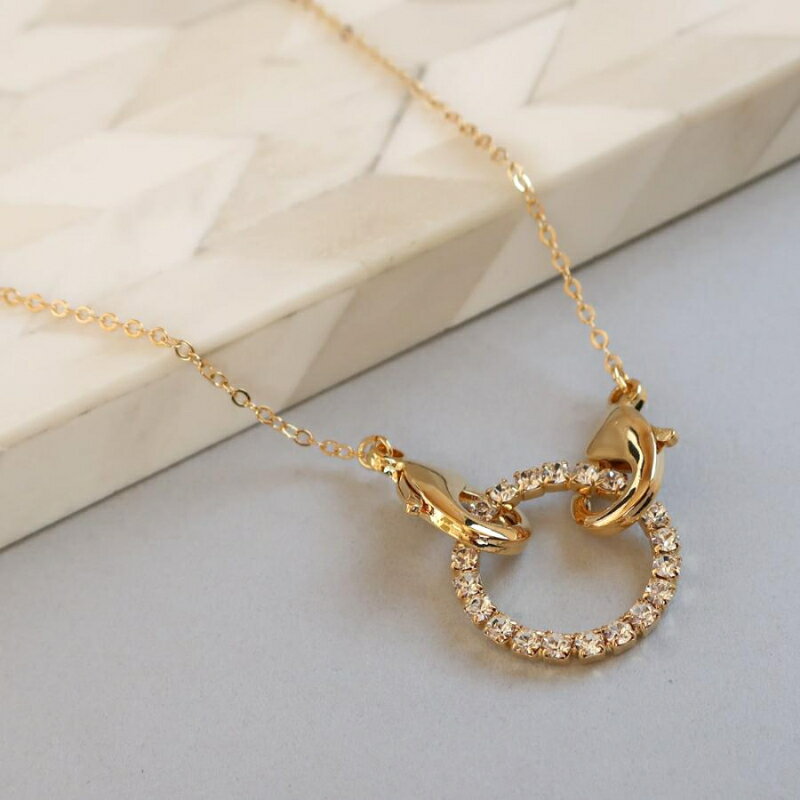 【ふるさと納税】【ギフト対応可】日本製ビジューグラスホルダー【043-011】選べるカラー シルバー ゴールド 眼鏡 ネックレス チェーン アクセサリー ジュエリー K18GP 上品 お洒落 ギフト プレゼント ラッピング サムネイル2