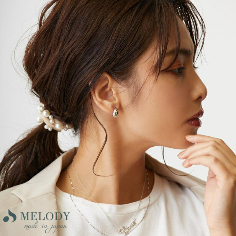 【ふるさと納税】【ギフト対応可】プランプメタルのスタッドピアス・イヤリング【043-014】日本製 選べるカラー シルバー ゴールド ジュエリー K18GP 上品 お洒落 ギフト プレゼント ラッピング サムネイル3