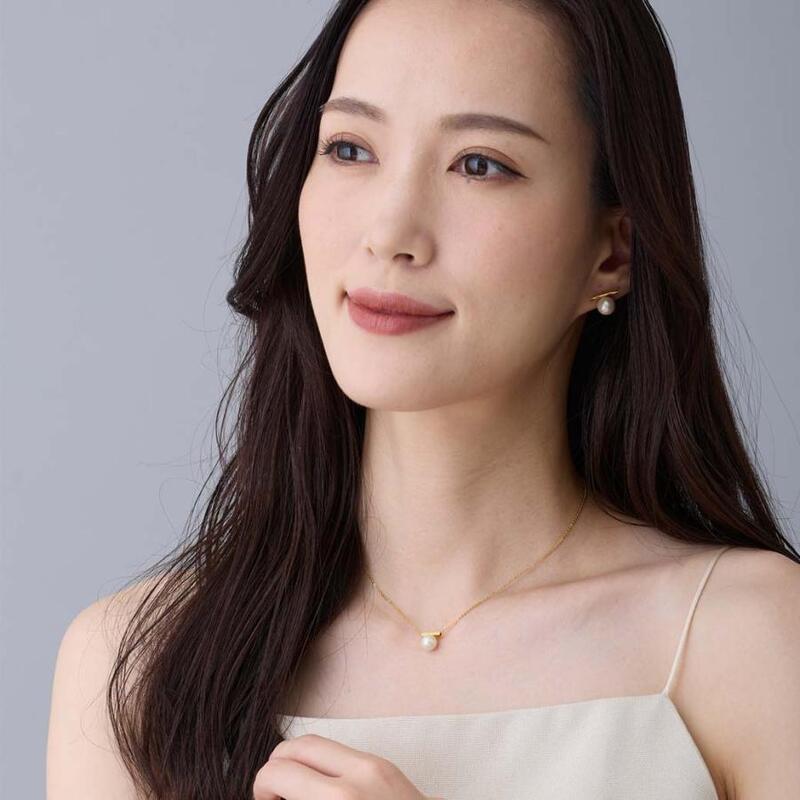 【ふるさと納税】メタルバーパールネックレス【043-019】選べるカラー シルバー ゴールド ネックレス パール アクセサリー ジュエリー K18GP カジュアル オフィス ギフト プレゼント ラッピング サムネイル3