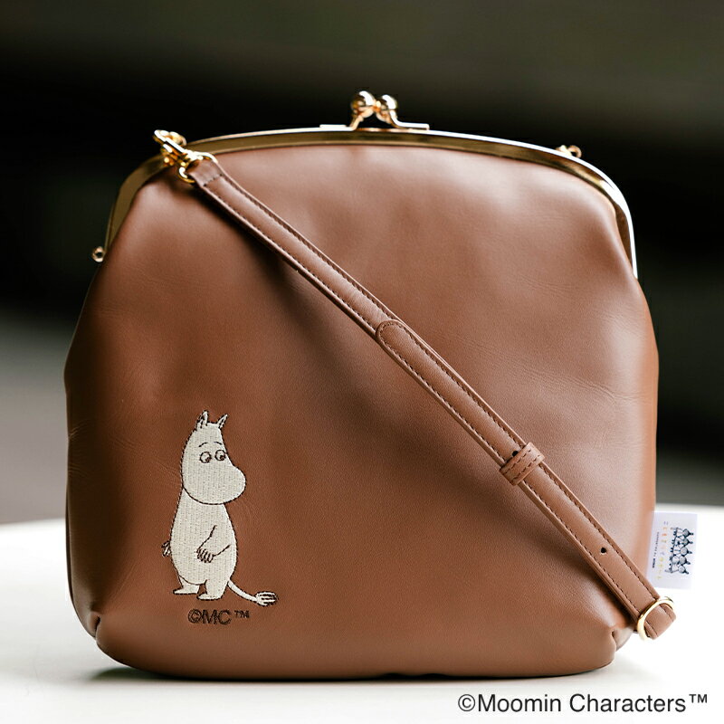 ムーミン こどもミライサポート がま口ポシェット (ブラウン) [0655]