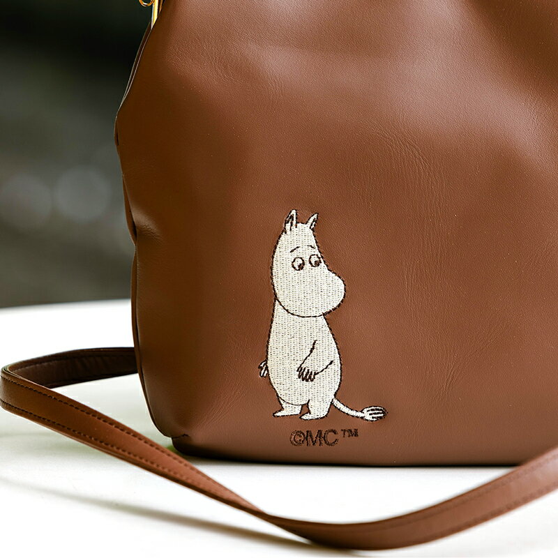 【ふるさと納税】ムーミン こどもミライサポート がま口ポシェット (ブラウン) [0655] サムネイル3