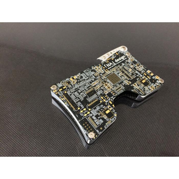 リアルなプリント基板を使用したオリジナルカードケース　「NA」design KIBAN CARD CASE（黒） | カードケース 名刺入れ オリジナル ユニーク 雑貨 ビジネス プレゼント おすすめ 送料無料 東京 八王子