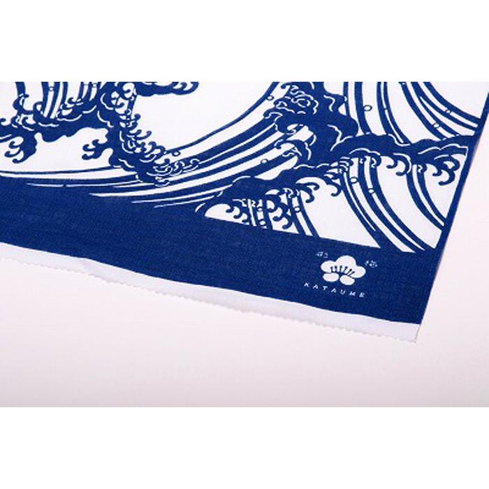 【ふるさと納税】【江戸小紋 石塚染工】手染め形梅浴衣 反物 波しぶき | 浴衣 反物 手染め 和装 夏 高級 伝統工芸 送料無料 東京 八王子 サムネイル2