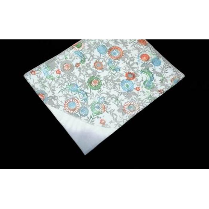 【ふるさと納税】世界に一つだけのグラデーションを楽しめる「型染め大判チーフ」（4色セット） | チーフ セット 和柄 ハンカチ スカーフ 伝統工芸 送料無料 東京 八王子 サムネイル2