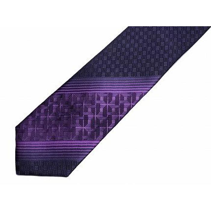 【ふるさと納税】伝統的な意匠を凝らした　江戸文様ネクタイ「角繋ぎに三崩し」(かくつなぎにさんくずし) | ネクタイ 和柄 ビジネス おしゃれ 高級 送料無料 東京 八王子 サムネイル2