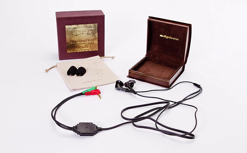 【ふるさと納税】バイノーラルマイク Adphox BME-200 フィールドレコーディング 生録 立体音響録音用 イヤホン付き 東京都 青梅市 サムネイル2