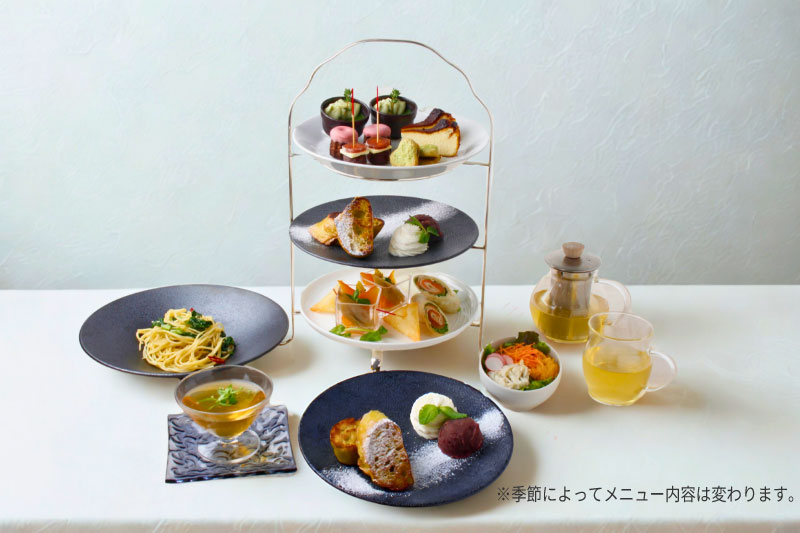 【ふるさと納税】ホテルコンチネンタル府中_直営農場の野草と野菜のアフタヌーンティー　お食事券　1名様 - 画像2