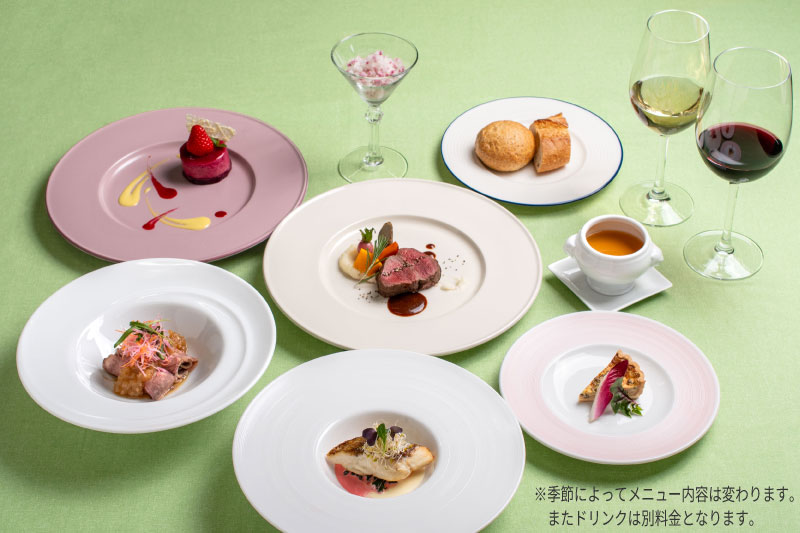 【ふるさと納税】【ホテルコンチネンタル府中】直営農場の食材を楽しむ「季節のフルコース」　お食事券　1名様 - 画像2