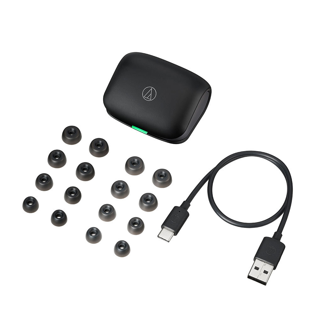 【ふるさと納税】オーディオテクニカ　完全ワイヤレスイヤホン ATH-TWX7　BK（アッシュブラック） サムネイル3