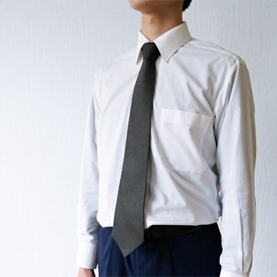 【ふるさと納税】「黒八丈」泥染ネクタイ【糸工房「森」(あきる野の匠)】【1541581】 サムネイル3