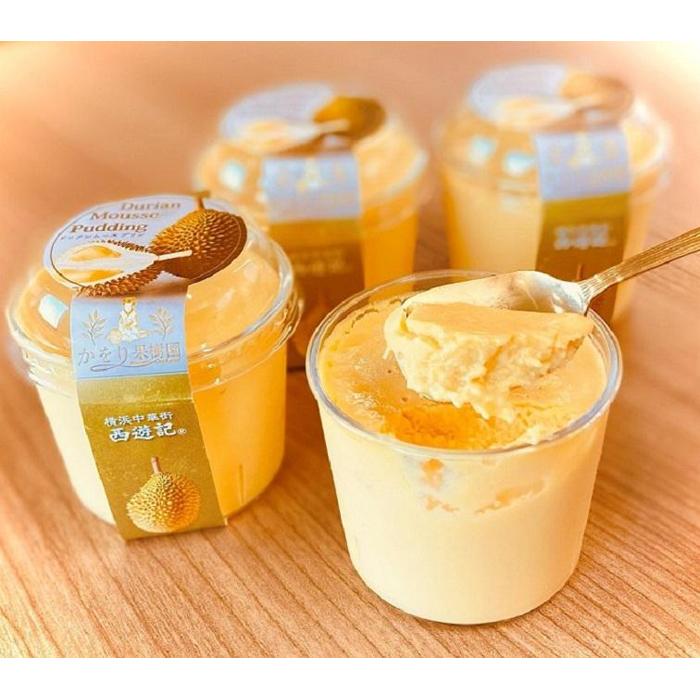 【ふるさと納税】ドリアンムースプリン　6個セット | スイーツ デザート 南国 果物 洋菓子 人気 ギフト 冷凍 送料無料 おすすめ ムース プリン ドリアン 冷凍｜神奈川県 横浜市 サムネイル2