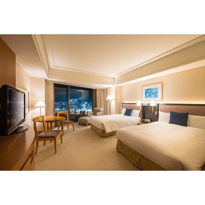 横浜ベイホテル東急 エグゼクティブツインパークビュー ペアご宿泊券（クイーン・アリス ディナー付） | バルコニー付 1泊2名 平日限定 記念日ステイ みなとみらい 観光 大観覧車 ｜神奈川県 横浜市