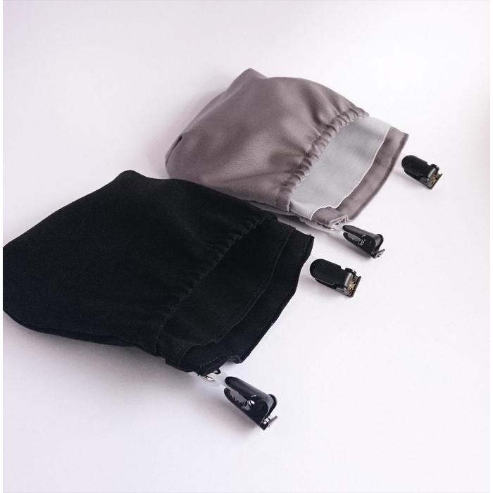 【ふるさと納税】フタなし 移動ポケット 普通サイズ 無地2個 サムネイル3