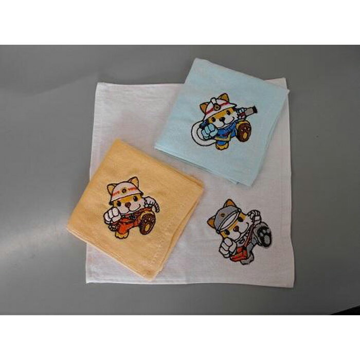 限定100個！！川崎市消防局キャラクター太助のハンカチ・エコバックセット | 神奈川県 川崎市 神奈川 川崎 支援 支援品 楽天ふるさと 納税 消防 マスコット キャラクター ハンカチ エコバッグ トートバッグ トートバック コットン ティッシュケース セット